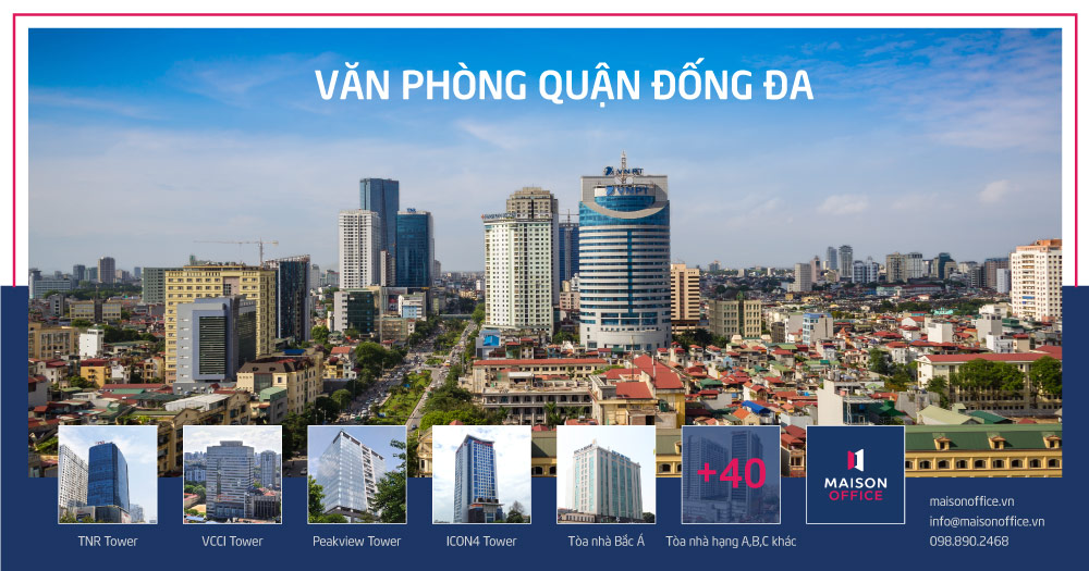 Office for rent in Dong Da District | Hanoi office for lease