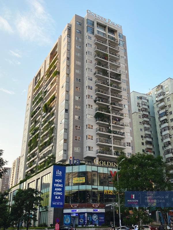 Golden Palace - Office for lease in Thanh Xuan district, Hanoi