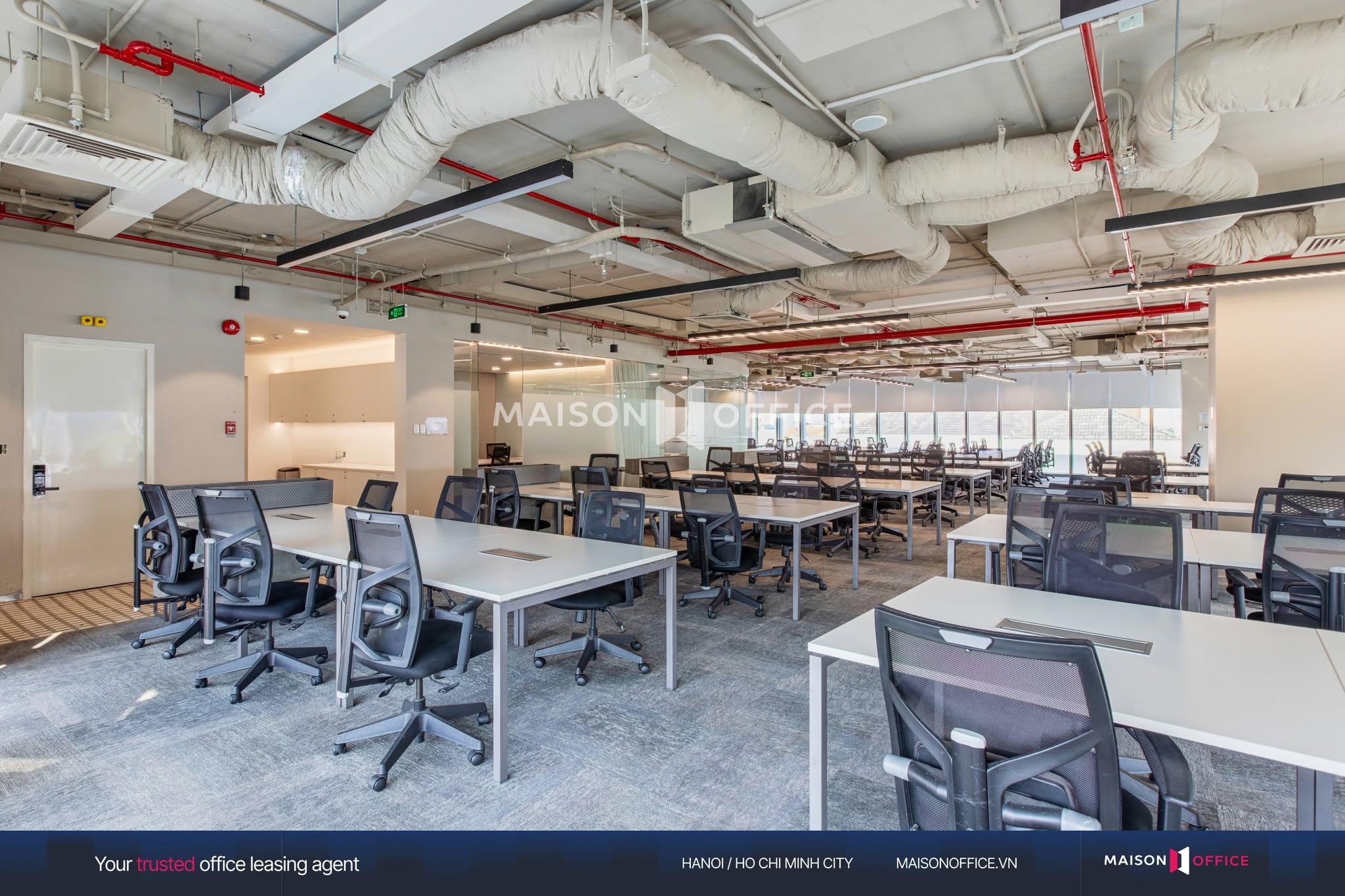 Coworking spaces are a popular office option for many businesses