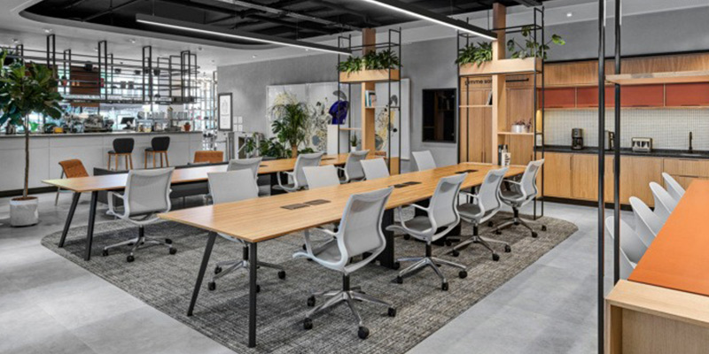 Open offices save space for small offices