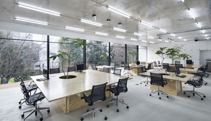 Advantages of open office workspace