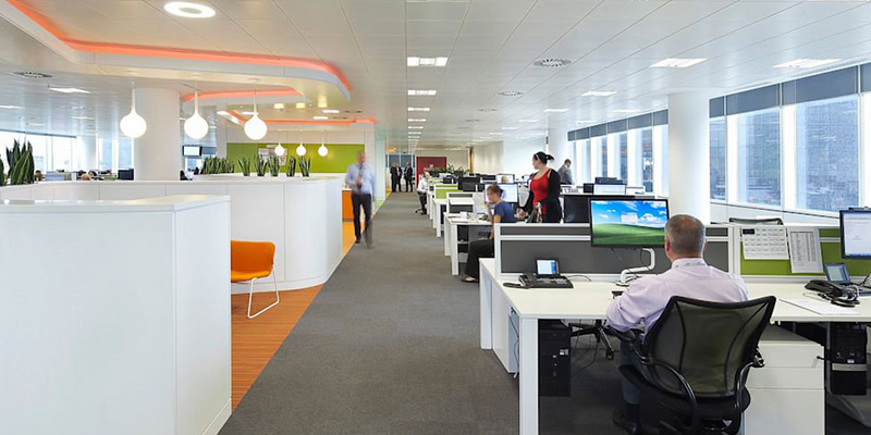 Open offices often help save costs compared to designing and building separate rooms