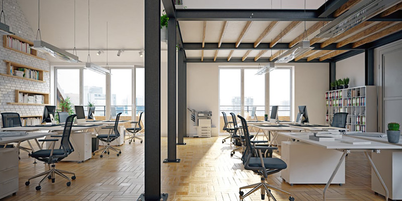 Open office design helps employees feel more connected to their work