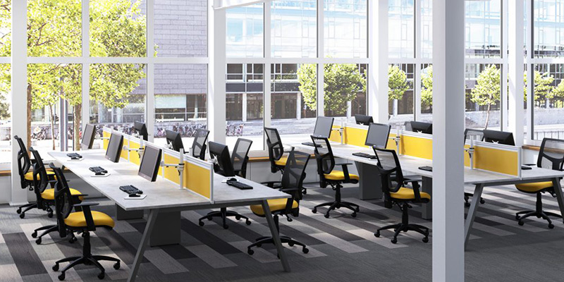 Open office design creates an ideal working environment for companies with open corporate cultures