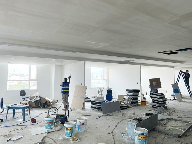 Businesses need to prepare a certain amount of time for office repair and decoration activities