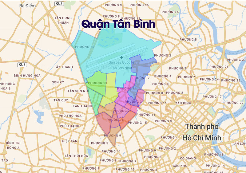 Administrative units of Tan Binh district