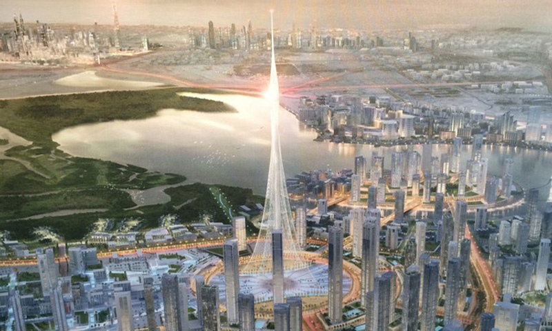 Dubai Creek Tower will be the second tallest building in the world in the future