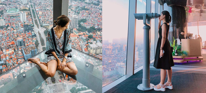 The Skywalk Observation Deck at Lotte World Tower is a place to visit that attracts many tourists