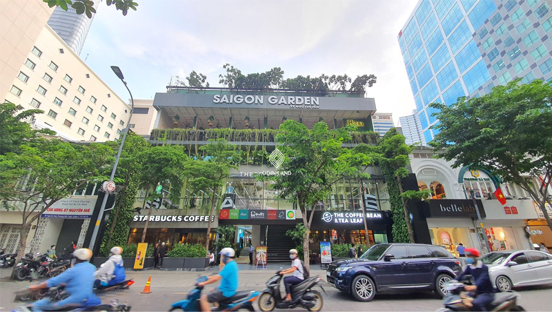 Saigon Garden is designed with cool green space