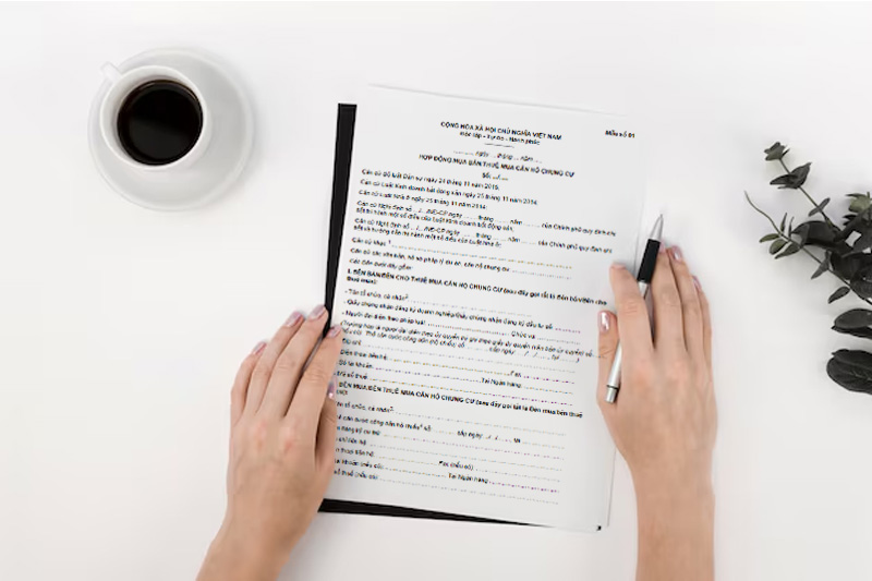 What is the content of a real estate business contract?