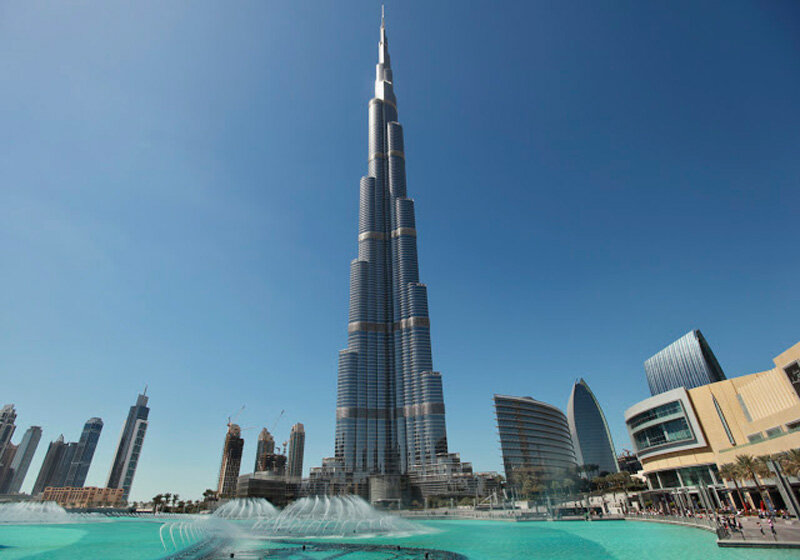 Burj Khalifa Tower is the tower that tops the rankings of Asia's tallest buildings
