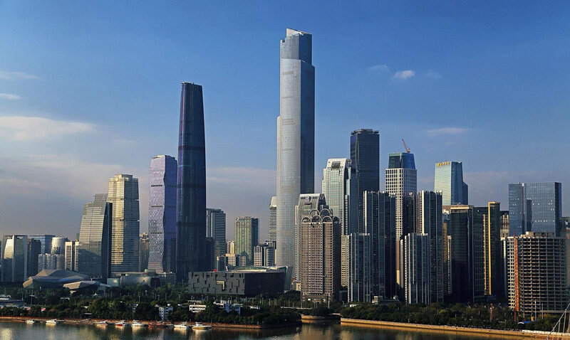 Guangzhou CTF Finance Center is built with modernity and outstanding design