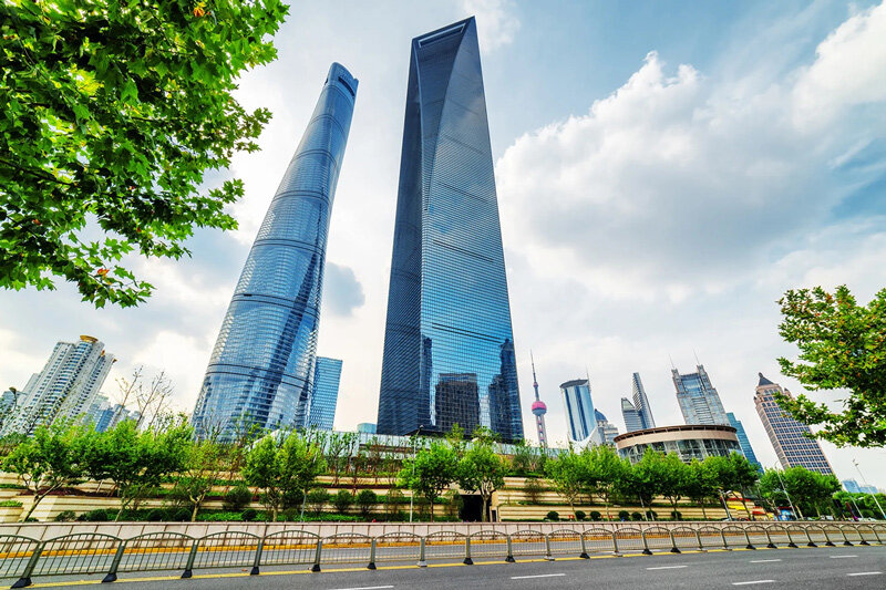 Shanghai Tower began construction in November 2008 and was completed in the summer of 2015.