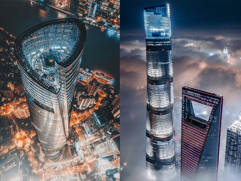 Shanghai Tower was designed extremely beautifully and uniquely by architect Gensler