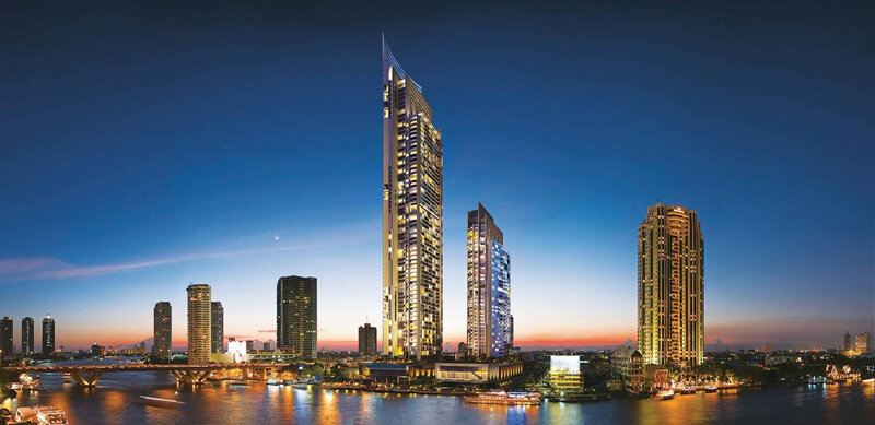 The River South Tower is the 7th tallest building in Thailand