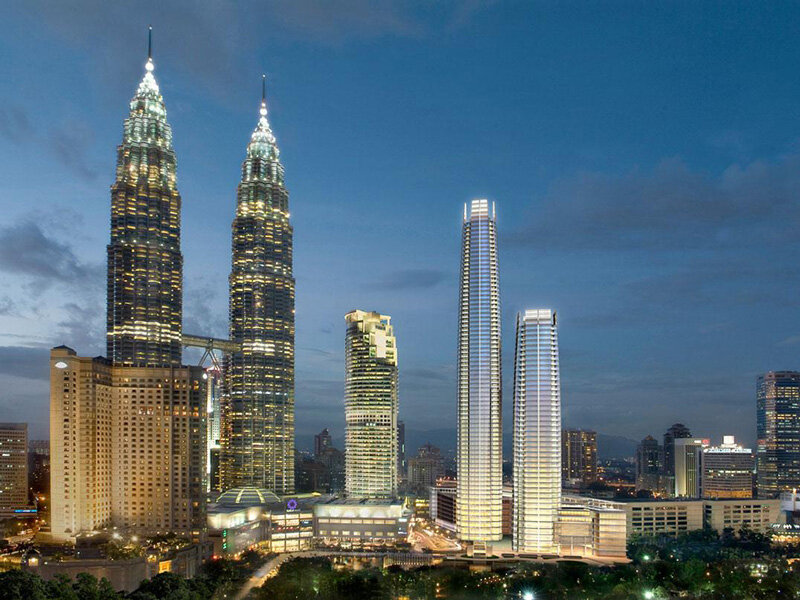 Standing at number 6 is the beautiful Four Seasons Place Kuala Lumpur building