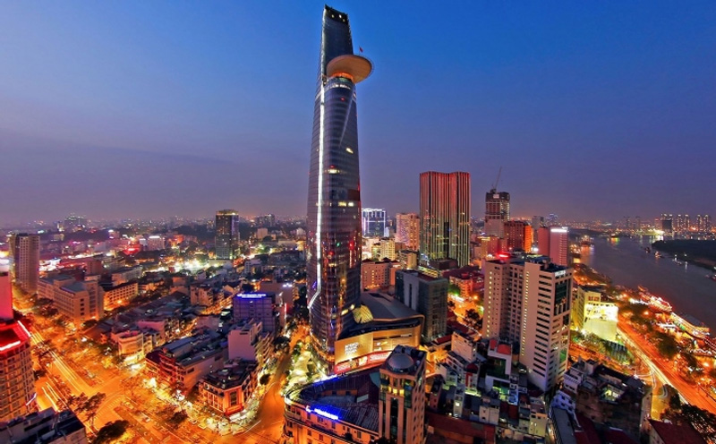 Ranked number 7 in the list of the most beautiful buildings in the world is Bitexco Financial Tower