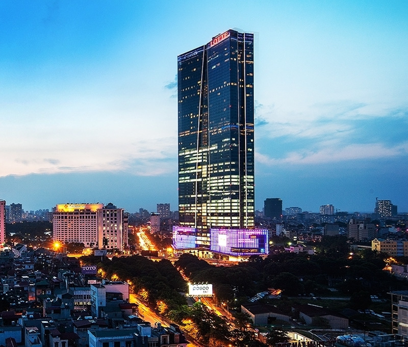 Lotte Center Hanoi is considered an economic symbol in the capital Hanoi