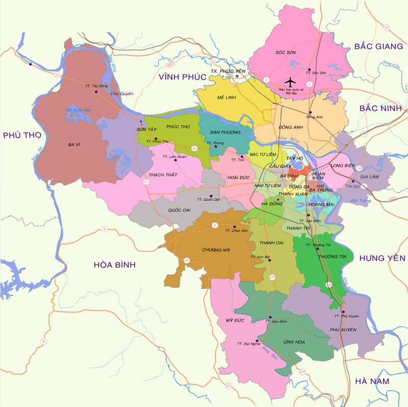 Hanoi Map