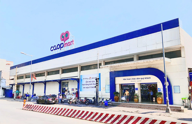 Co.opmart is a large supermarket system in Ho Chi Minh City