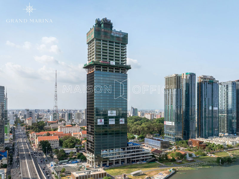 Marina Central Tower boasts a "diamond" location in the new Ba Son urban area