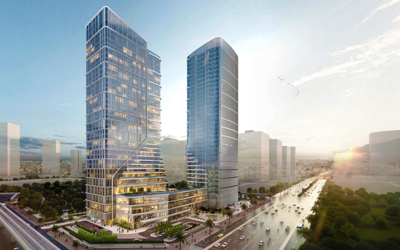 Shilla Tower is a complex of 5-star hotel, class A office and high-end commercial center.