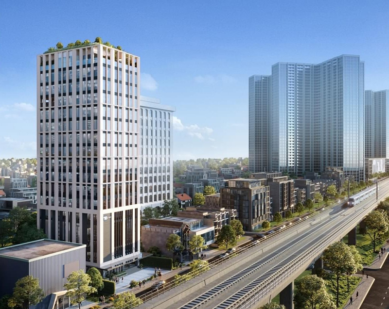 The TD Tower project is being developed as a premier commercial office tower in Ho Chi Minh City.