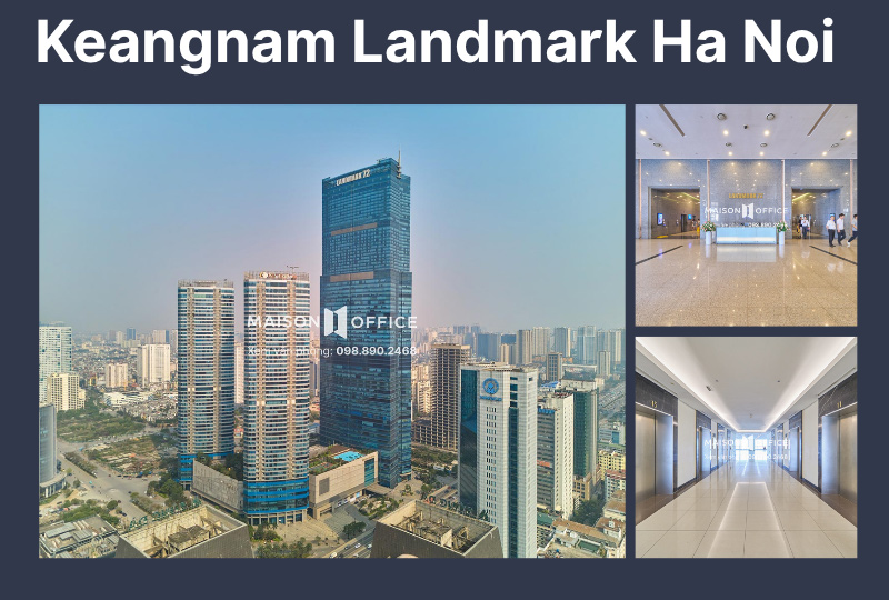 Keangnam Landmark Hanoi is an iconic building of Hanoi.