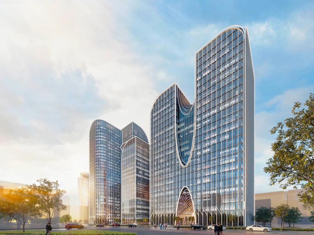 newest office buildings in Ha Noi Detech Complex