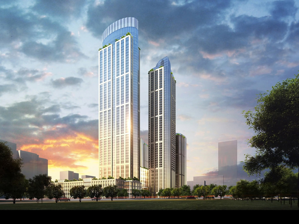 newest office buildings in Ha noi time square