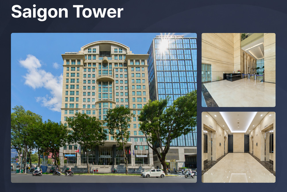 Saigon Tower office building for lease in District 1