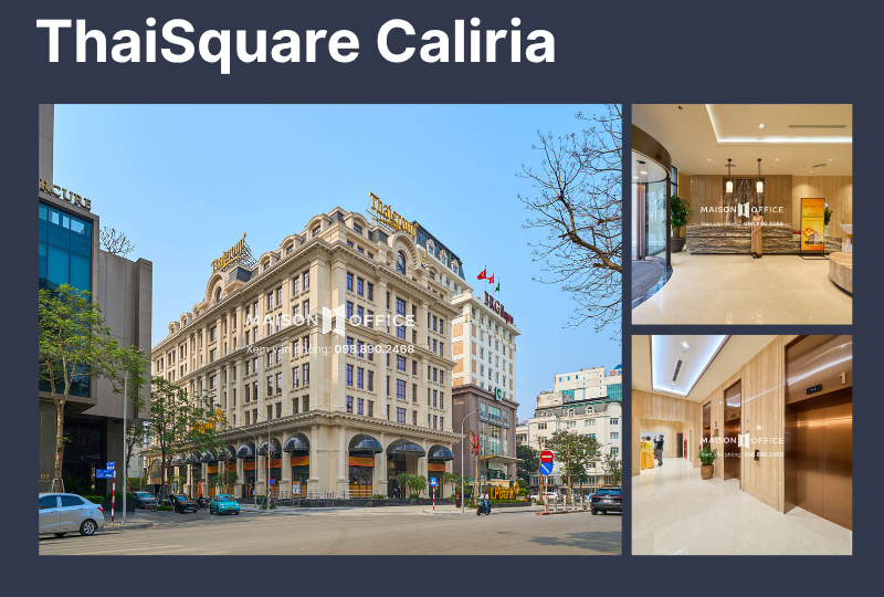 ThaiSquare Caliria is a green design office in Cat Linh, Hanoi