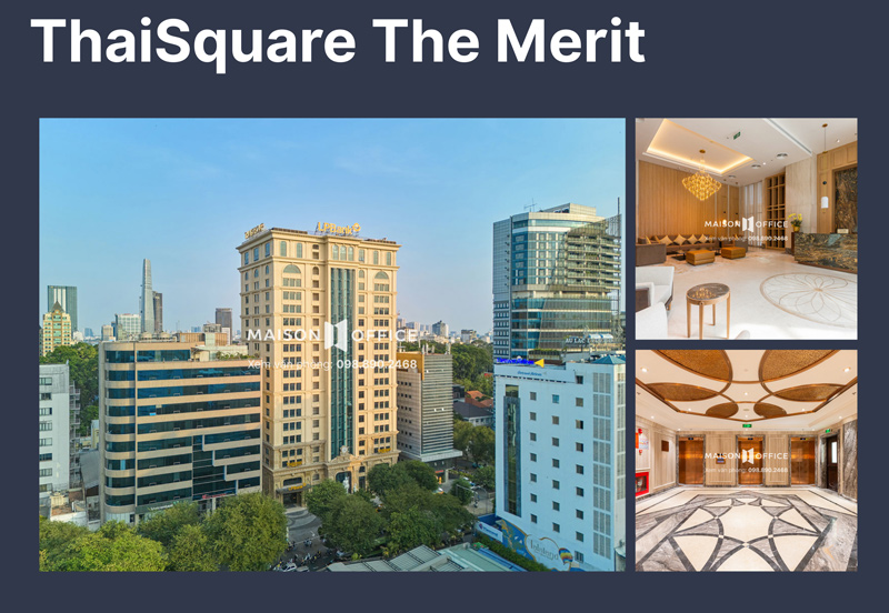 Office building for rent ThaiSquare The Merit, District 1
