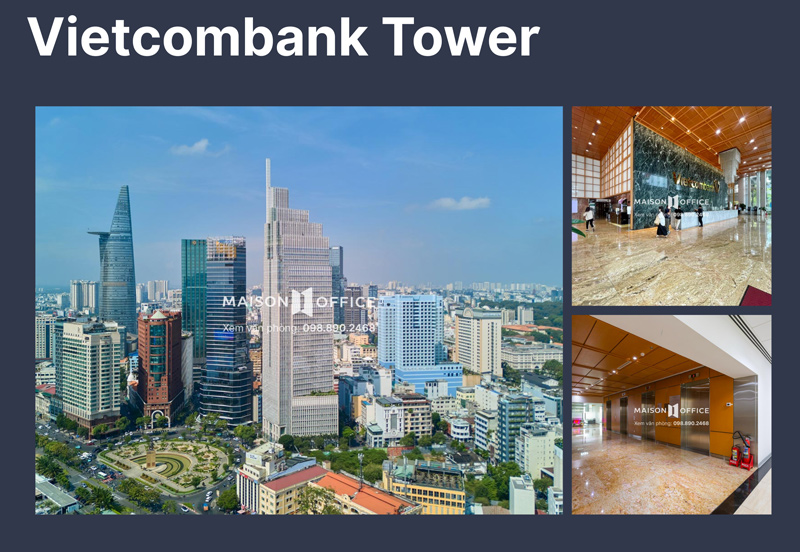 Office building for rent Vietcombank Tower, District 1