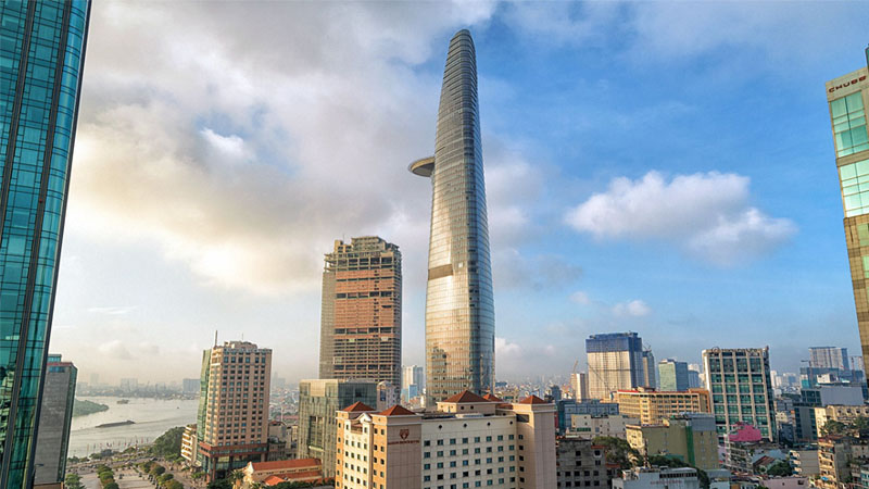 Bitexco building is a symbol of the city's development