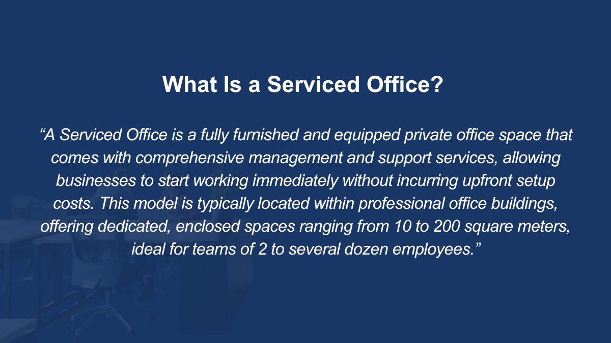 What Is a Serviced Office