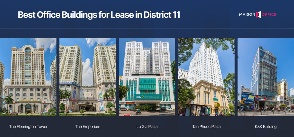 List of the best office rental buildings in District 11