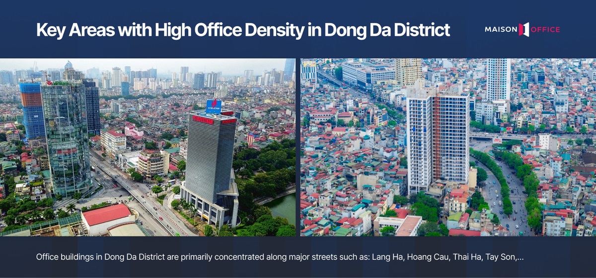 Key Areas with High Office Density in Dong Da District
