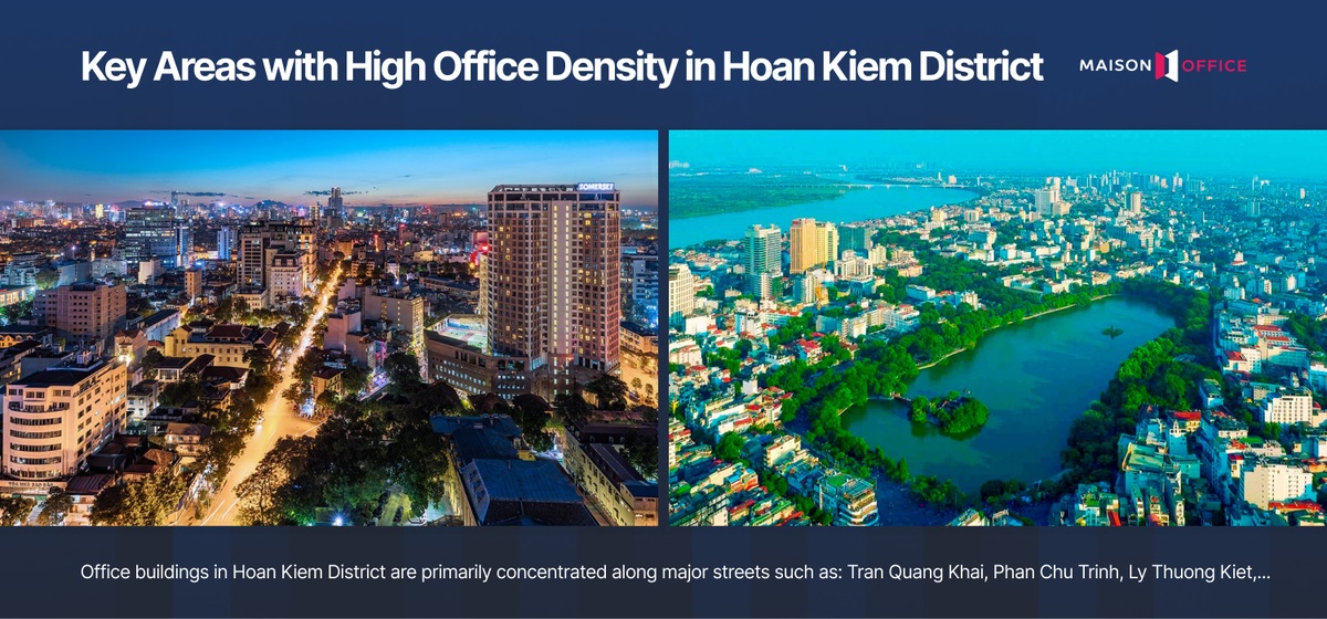 Key Areas with High Office Density in Hoan Kiem District