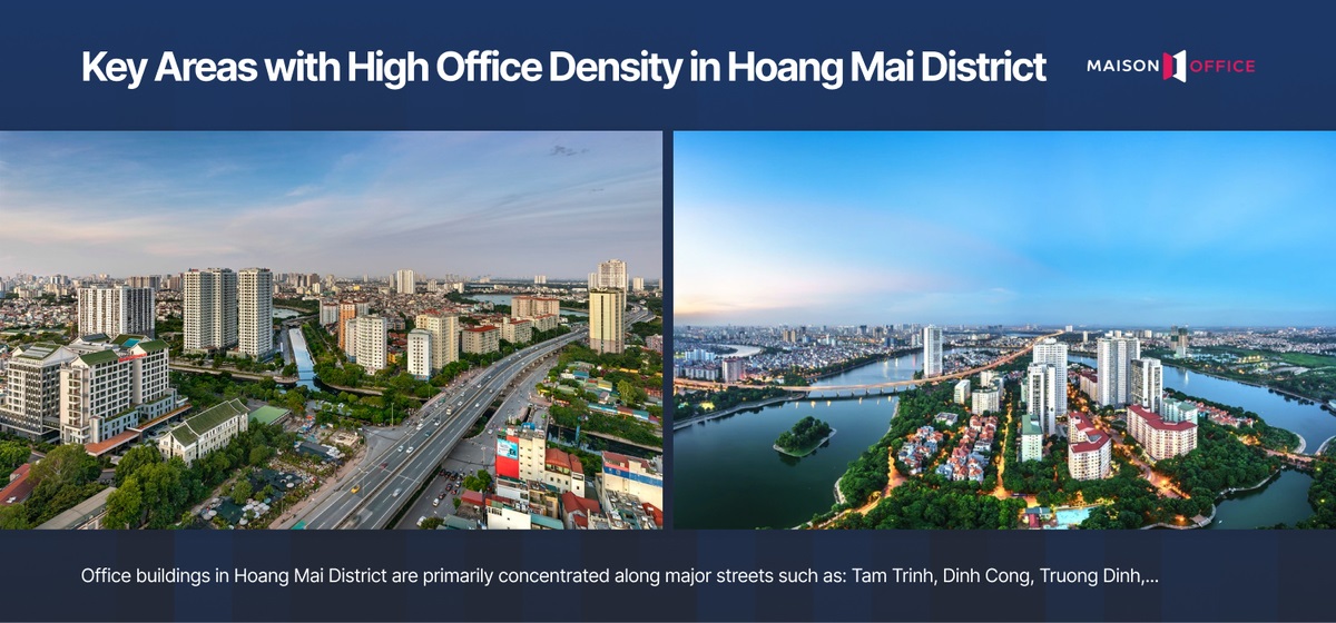 Key Areas with High Office Density in Hoang Mai District