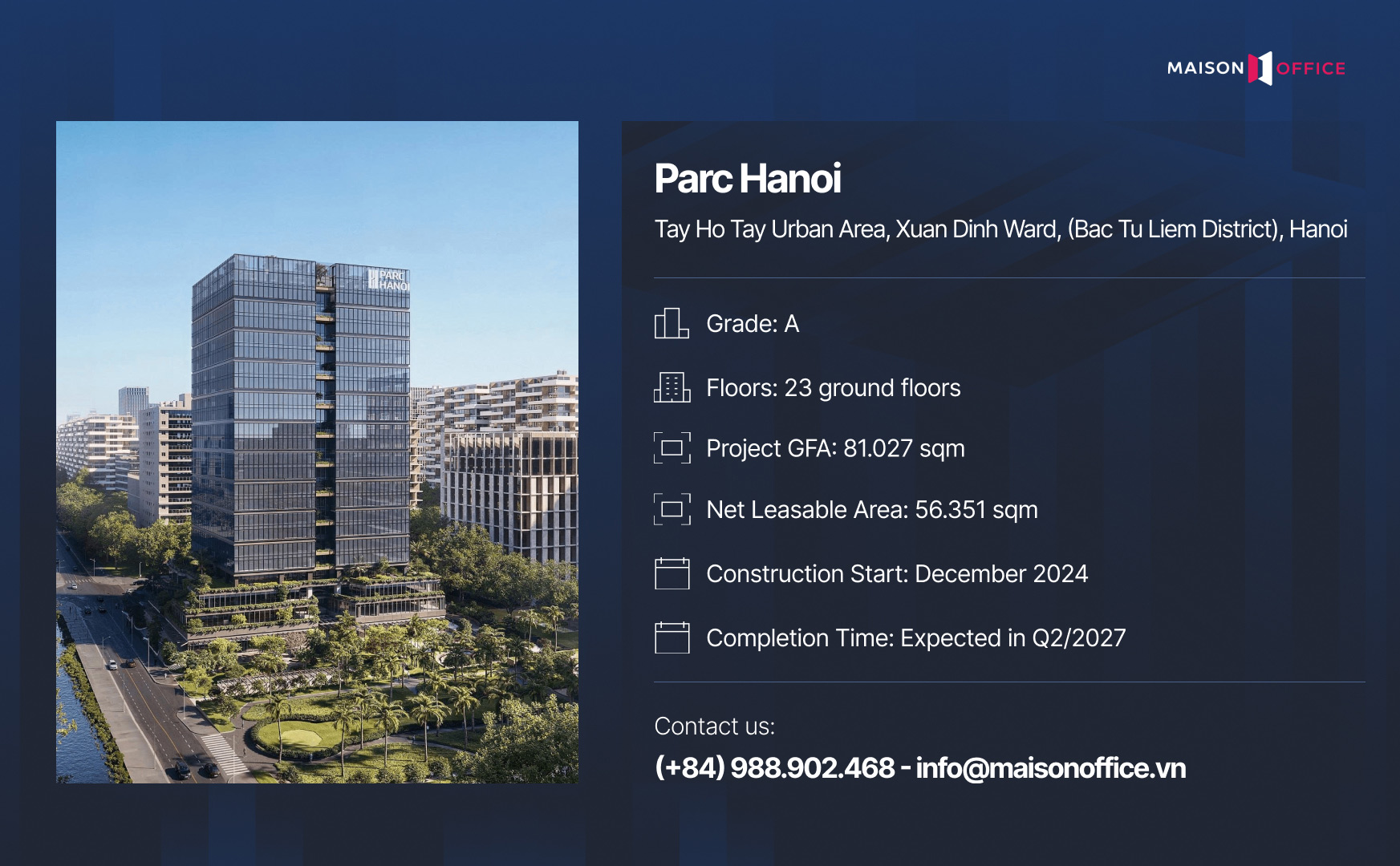 Parc Hanoi Building Information