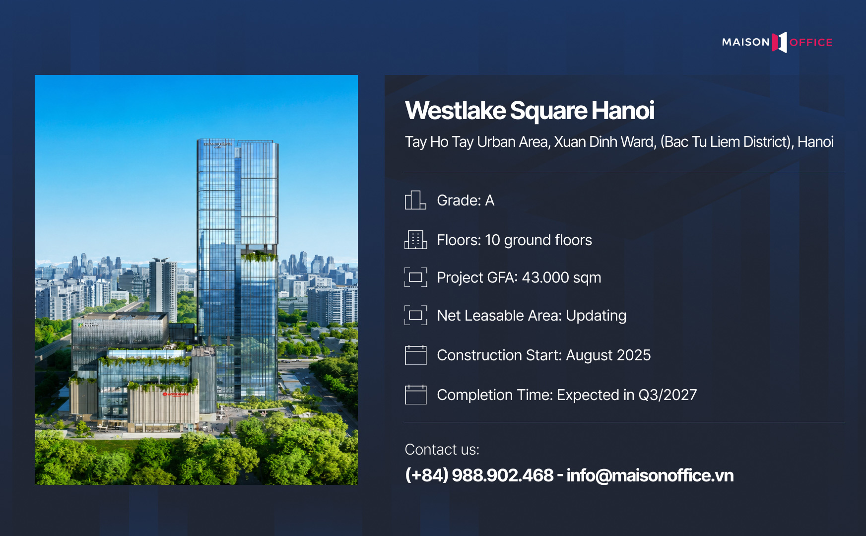 Westlake Square Hanoi Building Information