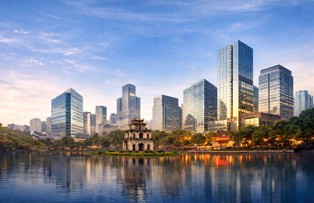 office buildings with japanese developers in hanoi