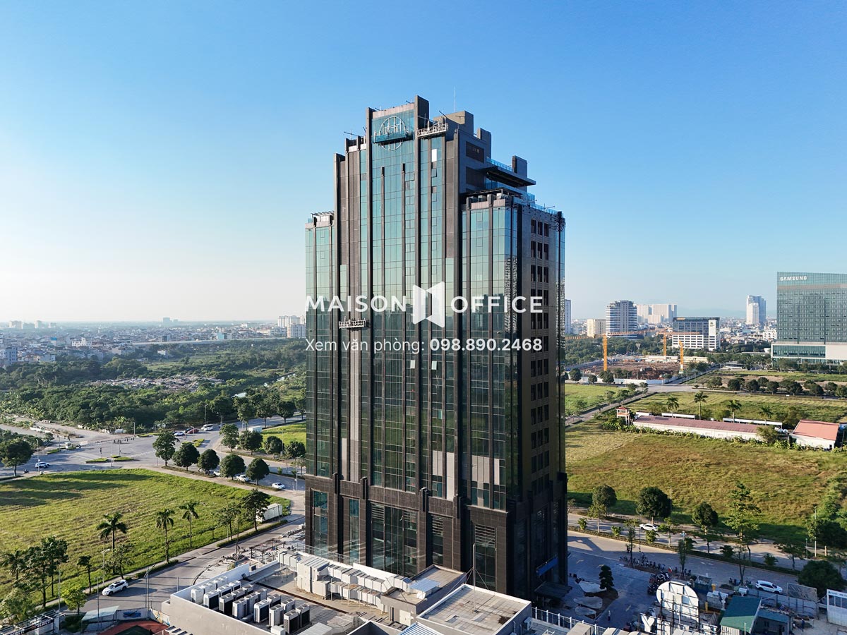 Oriental Square is a Grade A office building located near the Korean community in Hanoi