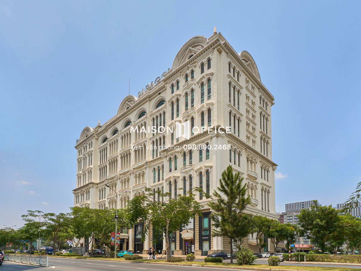 Saigon Paragon is a modern office complex in the heart of District 7