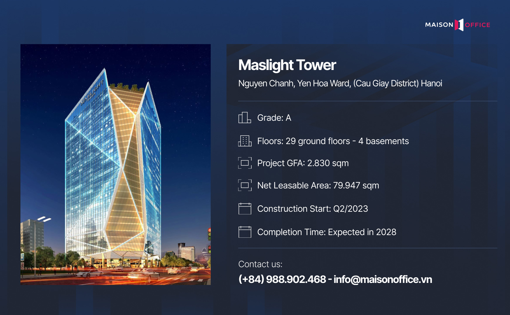 maslight tower ha noi information