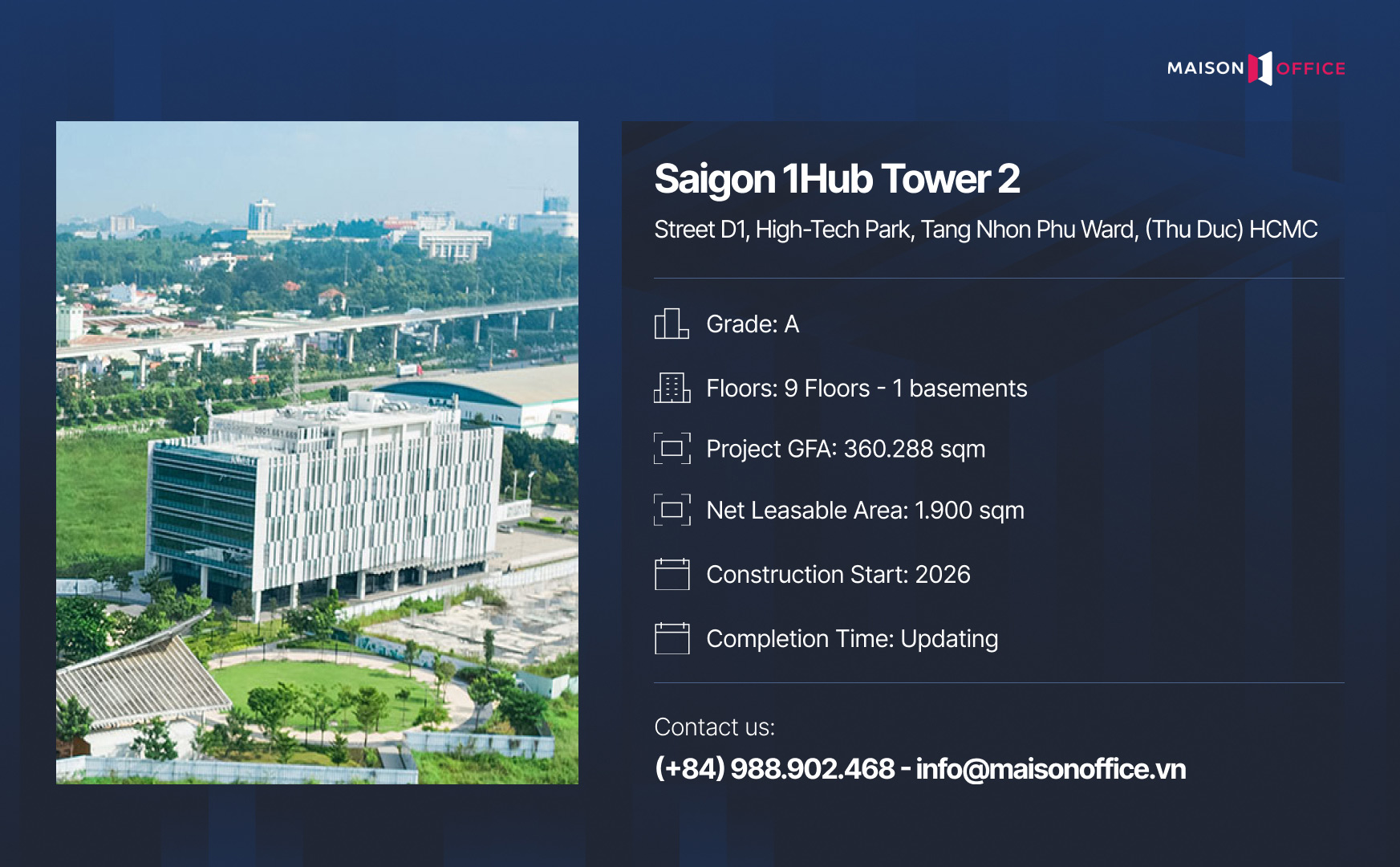 saigon 1hub tower 2 office building information
