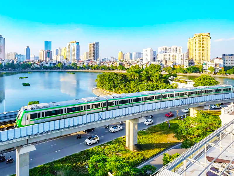 Office Buildings Near Cat Linh Metro Stations in Hanoi