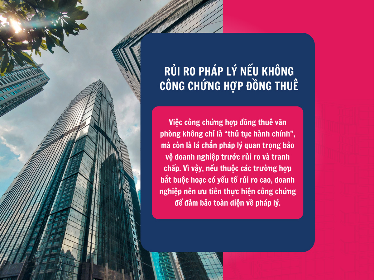 Rủi ro pháp lý nếu doanh nghiệp không công chứng hợp đồng thuê 