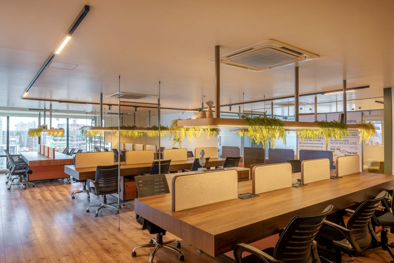 Thiết kế nội thất văn phòng cần tuân thủ tiêu chuẩn về ánh sáng 